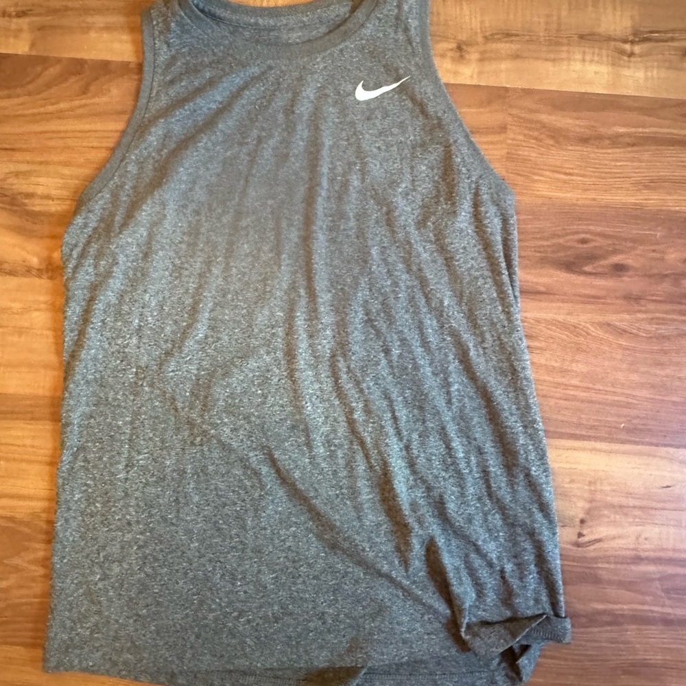 Nike Gray Tank Top Womens Size M